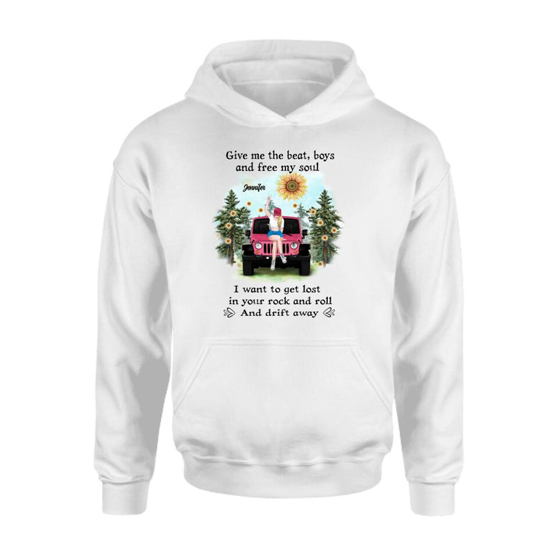 Personalized Off-road Girl Unisex/Sweatshirt/Hoodie/Long Sleeve - Gift For Best Friend - I Want To Get Lost In Your Rock And Roll