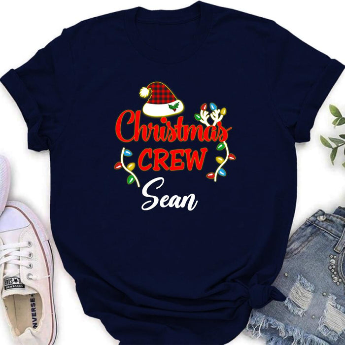 Custom Personalized Family Christmas Shirt - Christmas Gift For Family - Christmas Crew