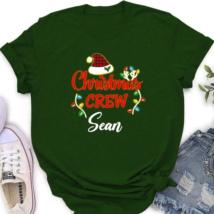 Custom Personalized Family Christmas Shirt - Christmas Gift For Family - Christmas Crew