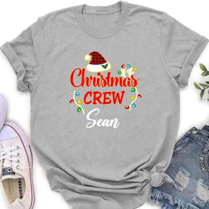 Custom Personalized Family Christmas Shirt - Christmas Gift For Family - Christmas Crew