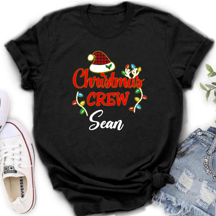 Custom Personalized Family Christmas Shirt - Christmas Gift For Family - Christmas Crew