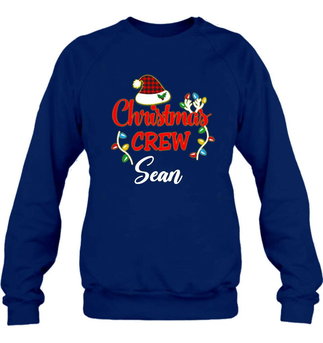 Custom Personalized Family Christmas Shirt - Christmas Gift For Family - Christmas Crew