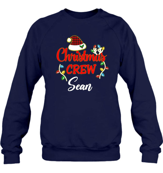 Custom Personalized Family Christmas Shirt - Christmas Gift For Family - Christmas Crew