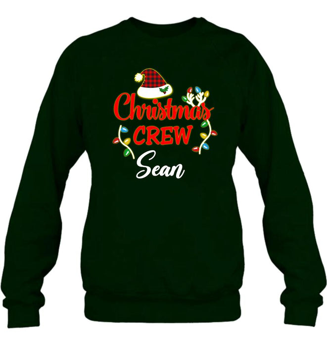 Custom Personalized Family Christmas Shirt - Christmas Gift For Family - Christmas Crew