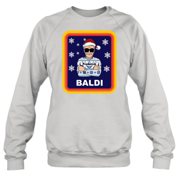 Custom Personalized Baldi Custom Sweater/ T-Shirt/ Pullover Hoodie - Gift Idea For Man