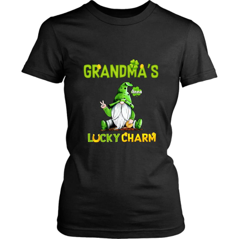 Personalized Shirt/Hoodie/Sweatshirt - Gift for Grandmother - Grandma's Lucky Charms - Up to 6 Grandkids