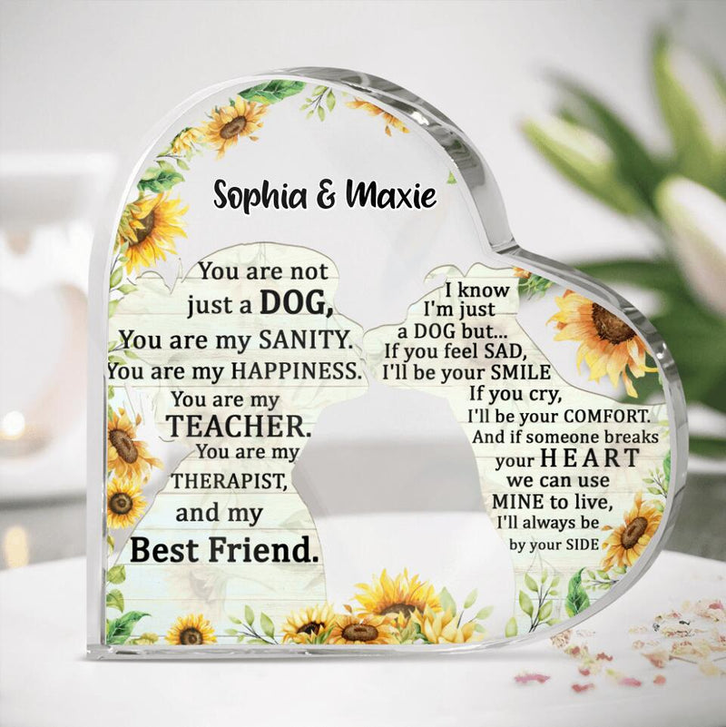 Personalized Pet Mom Acrylic Plaque - Gift Idea For Dog Cat Lovers - You Are My Best Friend