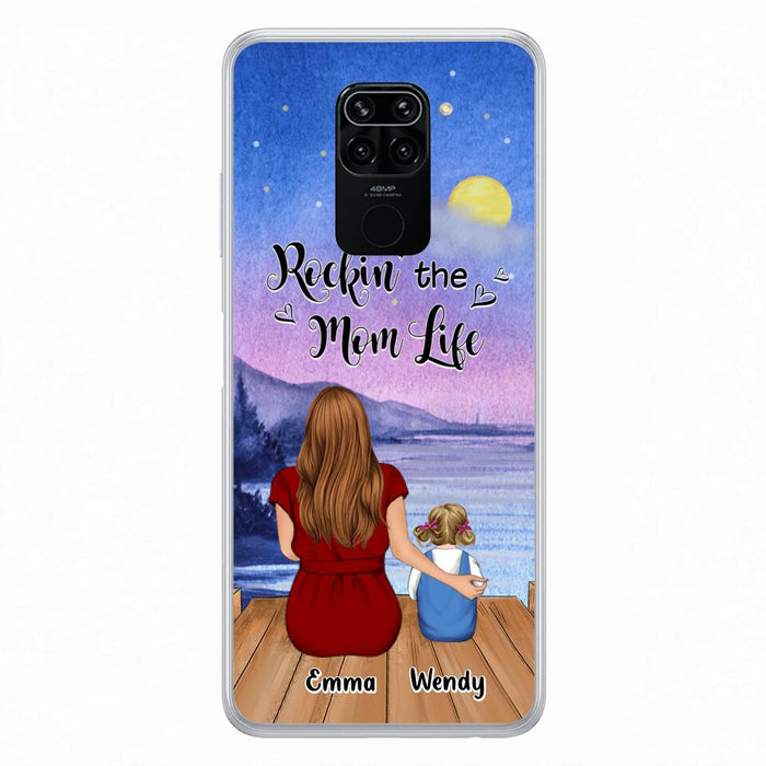 Custom Personalized Mom Phone Case - Mom With Upto 5 Children - Best Gift For Mother's Day/Family - Rockin' The Mom Life - Case for Xiaomi, Huawei & Oppo
