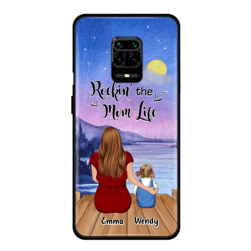 Personalized Mom Phone Case - Mom With Up to 5 Children - Best Gift For Mother's Day/Family - Rockin' The Mom Life - Case for Xiaomi, Huawei & Oppo