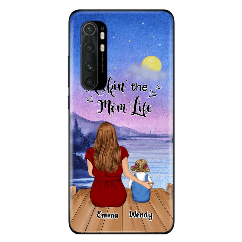 Personalized Mom Phone Case - Mom With Up to 5 Children - Best Gift For Mother's Day/Family - Rockin' The Mom Life - Case for Xiaomi, Huawei & Oppo