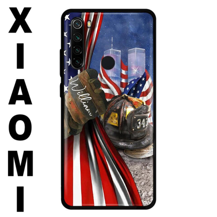 Custom Personalized Fire Fighter Phone Case - Gift Idea For 4th Of July Day - Cases For Oppo, Xiaomi And Huawei