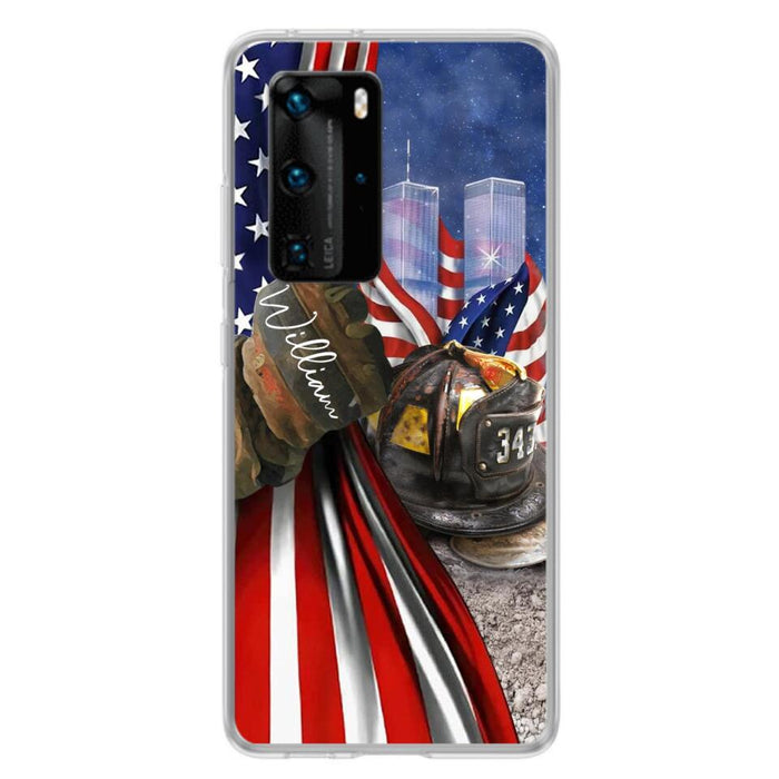 Custom Personalized Fire Fighter Phone Case - Gift Idea For 4th Of July Day - Cases For Oppo, Xiaomi And Huawei