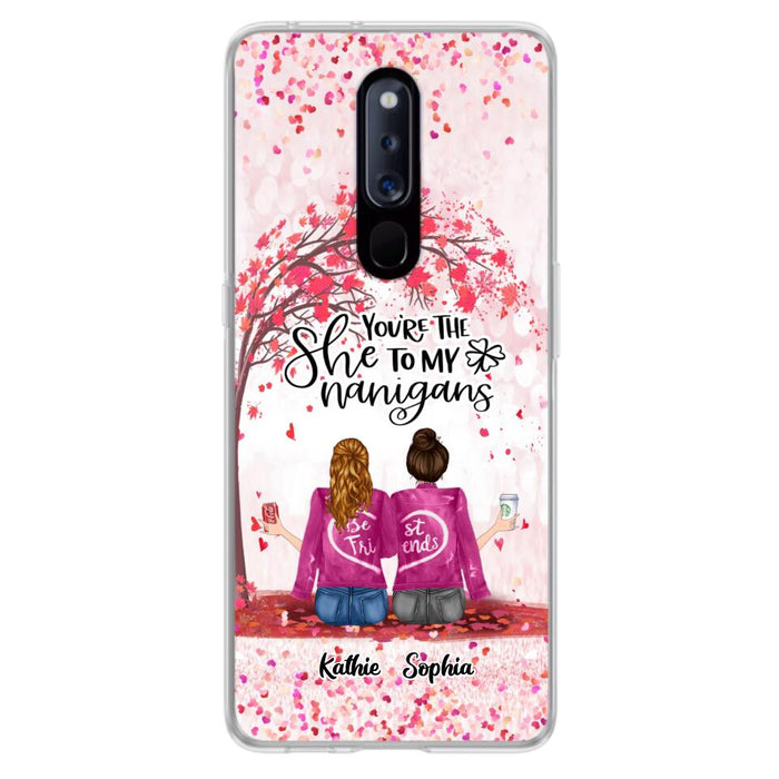 Custom Personalized We Are Best Friends Phone Case - Gift Idea For Friends/ Besties/ Sisters - Upto 5 Girls - You're The She To My Nanigans - Case For Xiaomi, Oppo And Huawei