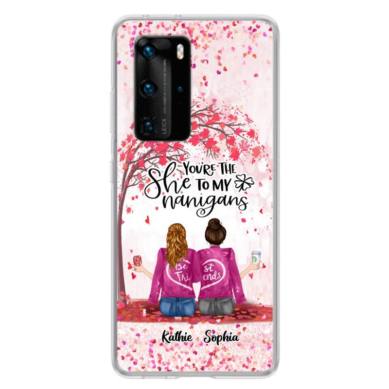 Personalized We Are Best Friends Phone Case - Gift Idea For Friends/Besties/Sisters - Up to 5 Girls - You're The She To My Nanigans - Case For Xiaomi, Oppo And Huawei