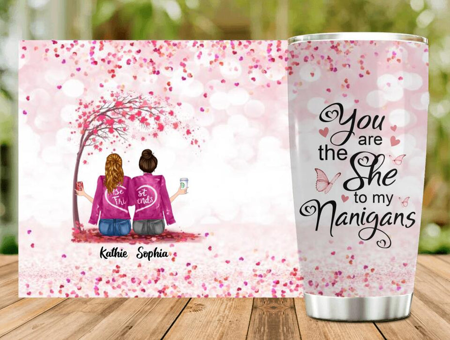 Bestie Custom Wine Tumbler Let's Drink Wine And Judge People Personalized  Best Friend Gift