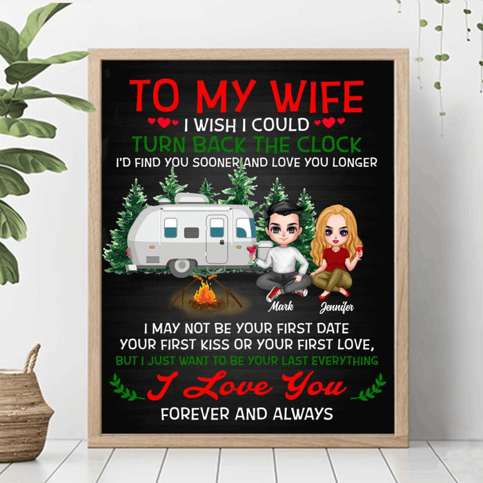 Personalized To My Wife Poster - Gift For Wife/ Husband - I Love You Forever And Always