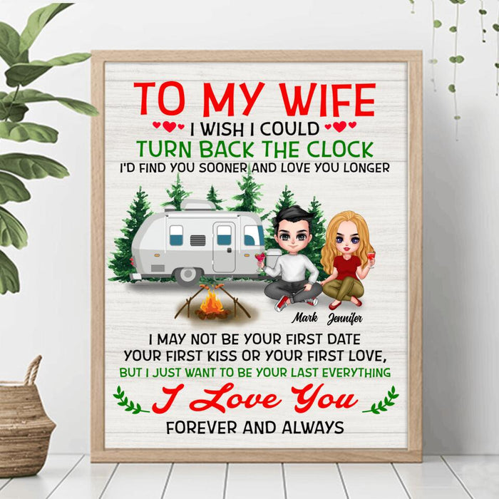 Custom Personalized To My Wife Poster - Gift For Wife/ Husband - I Love You Forever And Always