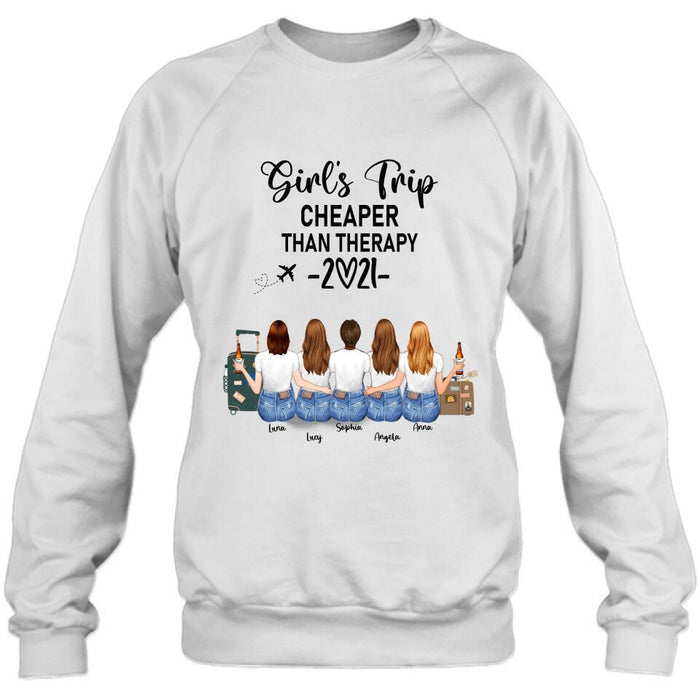 Custom Personalized Friends T-Shirt/Hoodie - Upto 5 Girls - Best Gift For Friends