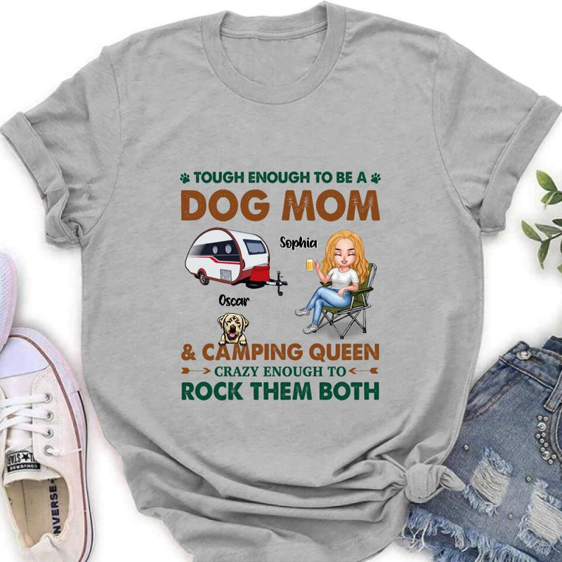 Personalized Camping With Dogs Shirt - Up to 5 Dogs - Best Gift For Dog Lovers - I Like Camping And Dogs And Maybe 3 People