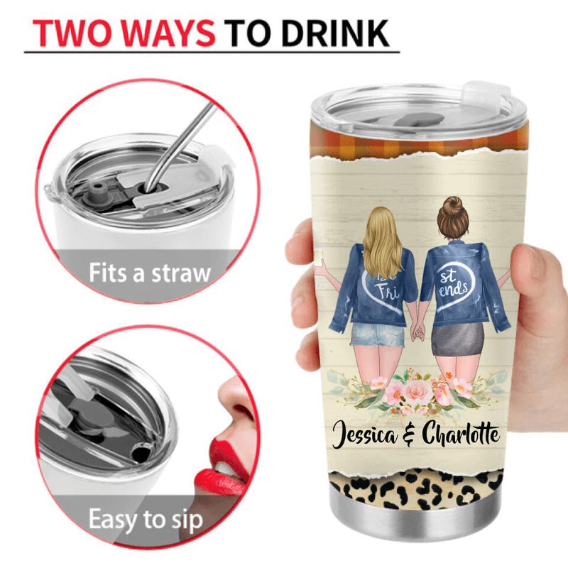 Personalized Dear Bestie Tumbler - Gift Idea For Friend/Bestie - You Have A Special Place In My Heart Forever