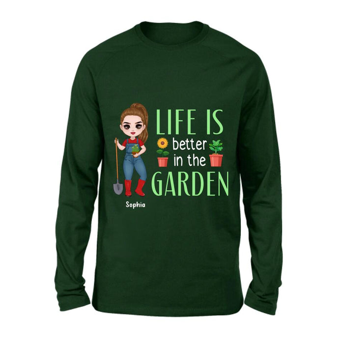 Personalized Plantaholic Shirt/Hoodie - Gift Idea For Garden/Plants Lover - Life Is Better In The Garden