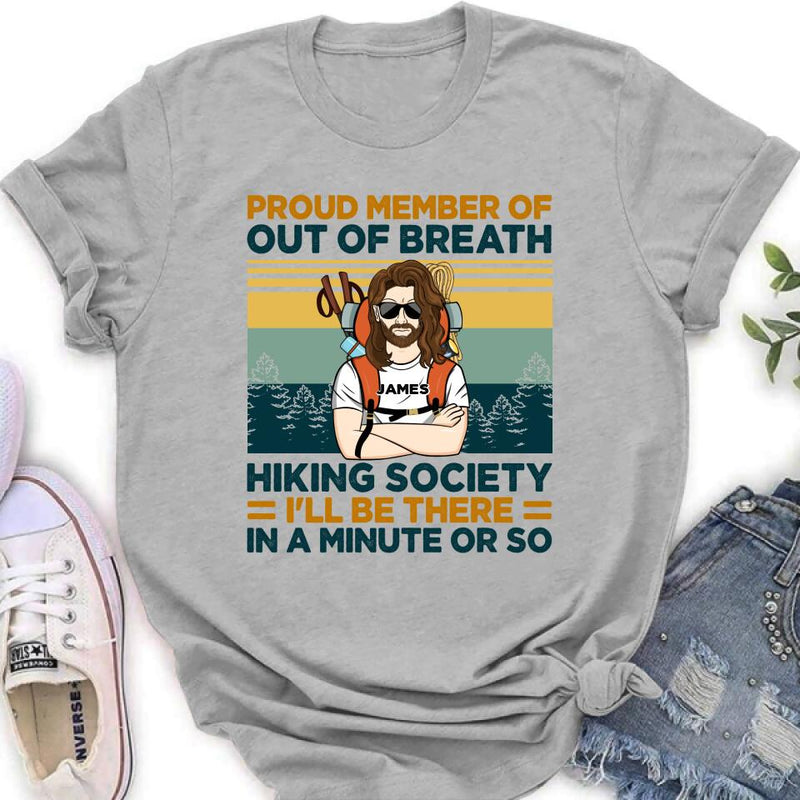 Personalized Hiking Shirt/Hoodie - Gift Idea For Hiking Lover - Out Of Breath Hiking Society