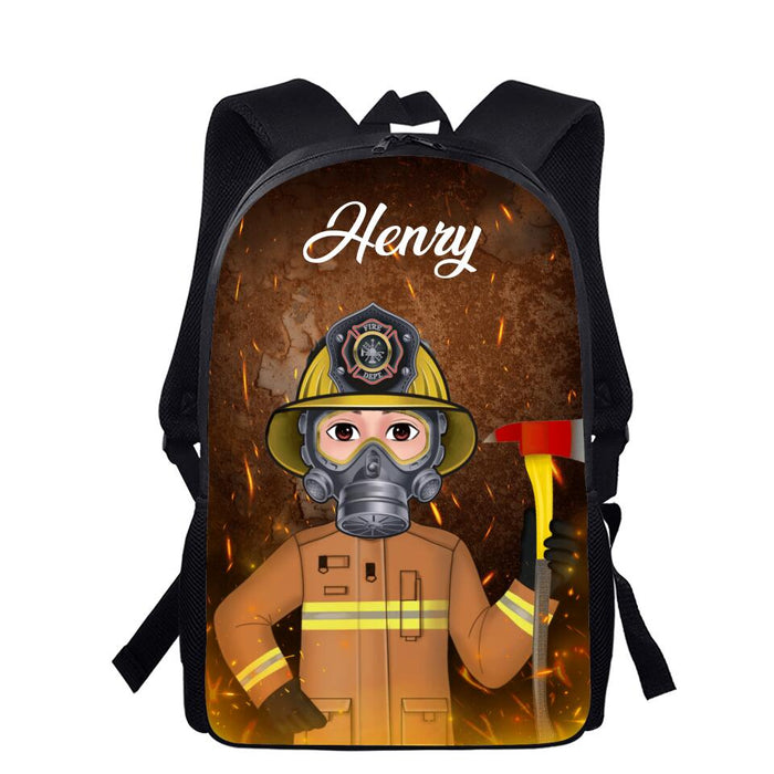 Custom Personalized Firefighter Bag Sets - Gift Idea For Kids/ Firefighter Lovers