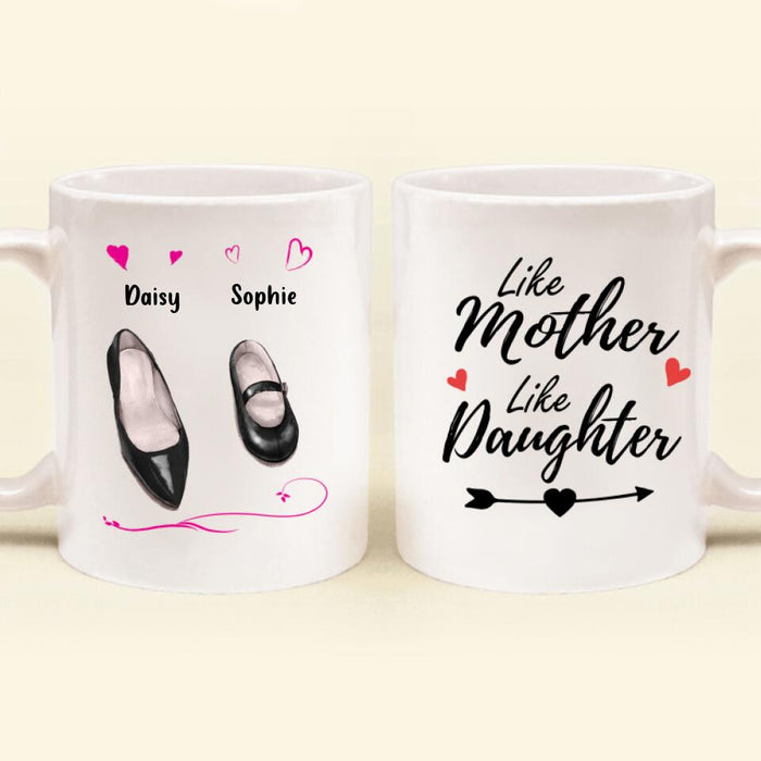 Custom Personalized Coffee Mug - Mother and Daughter - Best Gift For Mother's Day - Like mother like daughter - FX958R