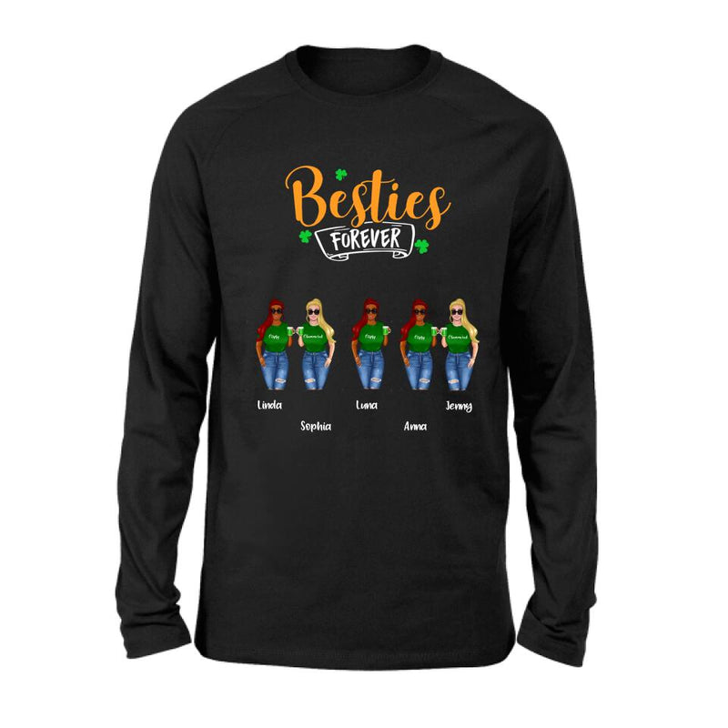 Personalized Drunker Half Shirt - Up to 5 People - Gift Idea For St Patrick's Day - She Is My Drunker Half