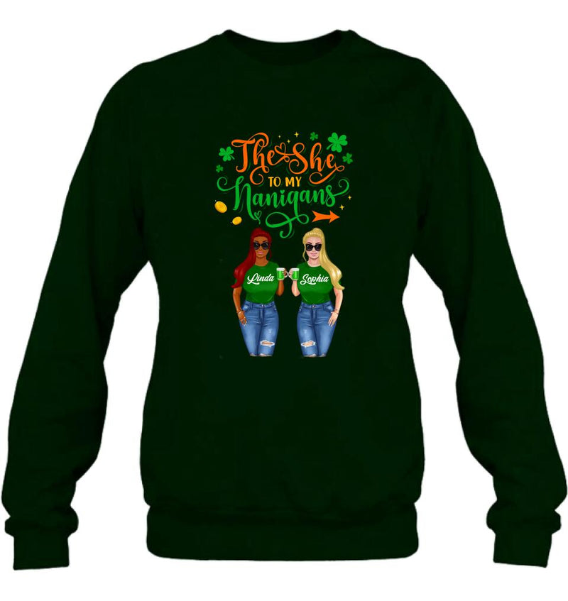 Personalized Friends Shirt - Gift Idea For St Patrick's Day - The She To My Nanigans