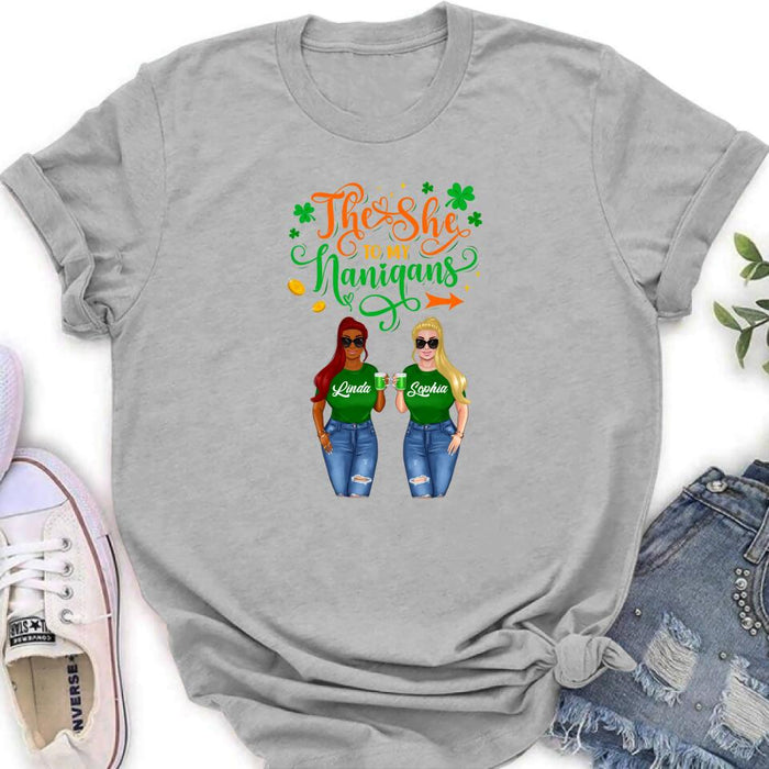 Custom Personalized Friends Shirt - Gift Idea For St Patrick's Day - The She To My Nanigans