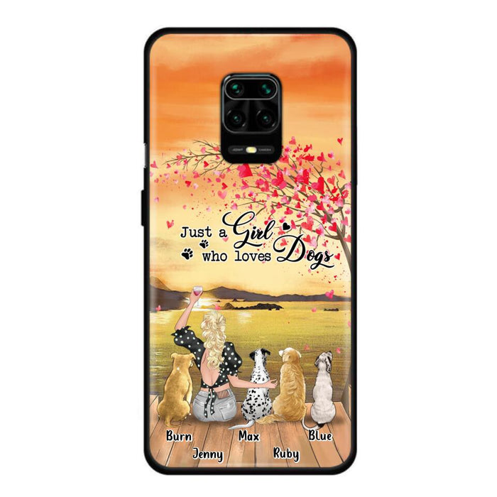 Custom Personalized Dog Mom Phone Case For Xiaomi/ Oppo/ Huawei - Gift Idea For Dog Owner with up to 4 Dogs - Just A Girl Who Loves Dogs