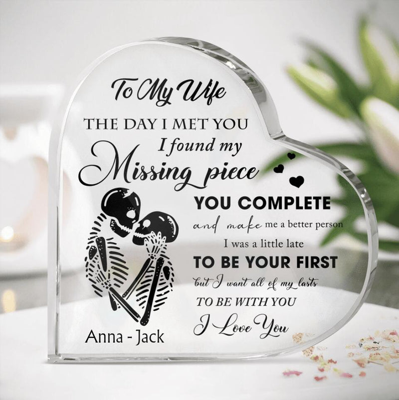 Personalized To My Wife Acrylic Plaque - Gift Idea For Couple - To My Wife