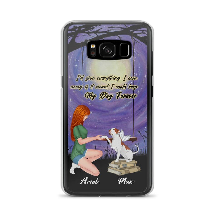 Custom Personalized Dog Mom Phone Case - Gift Idea For Dog Mom/ Dog Lover - When I Needed A Hand I Found Your Paw - Case For iPhone And Samsung