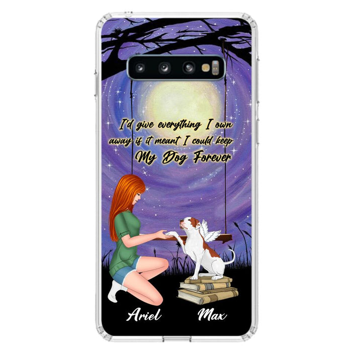 Custom Personalized Dog Mom Phone Case - Gift Idea For Dog Mom/ Dog Lover - When I Needed A Hand I Found Your Paw - Case For iPhone And Samsung