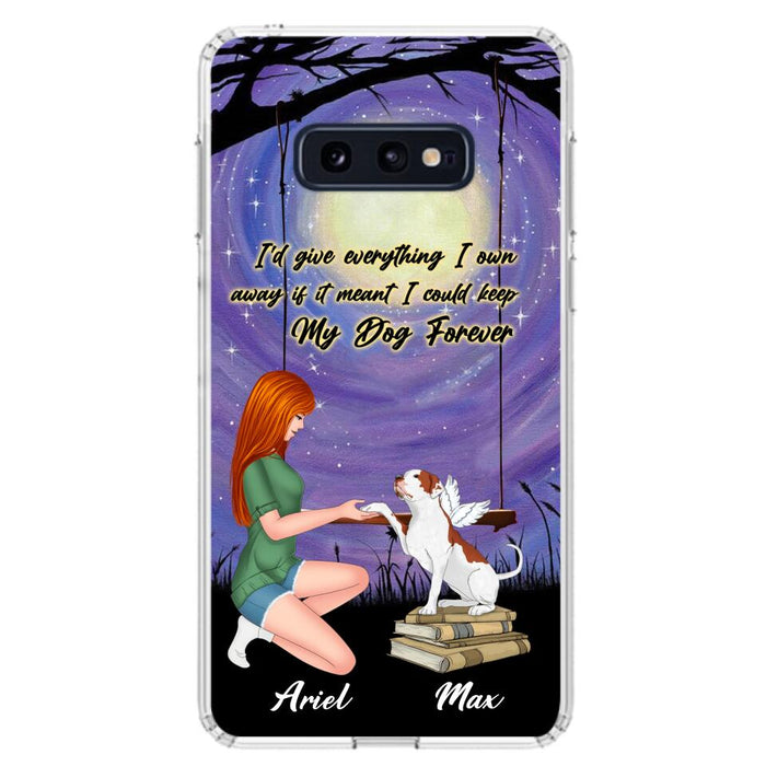 Custom Personalized Dog Mom Phone Case - Gift Idea For Dog Mom/ Dog Lover - When I Needed A Hand I Found Your Paw - Case For iPhone And Samsung