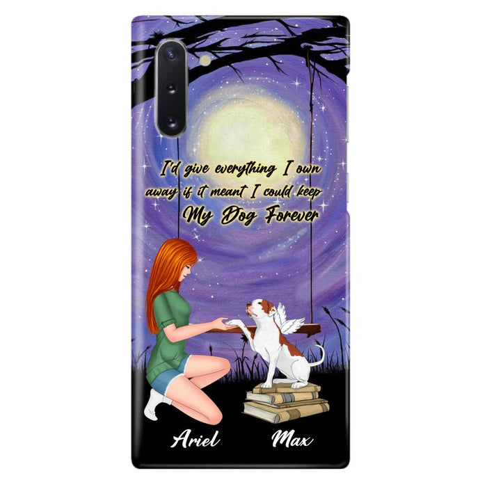 Custom Personalized Dog Mom Phone Case - Gift Idea For Dog Mom/ Dog Lover - When I Needed A Hand I Found Your Paw - Case For iPhone And Samsung