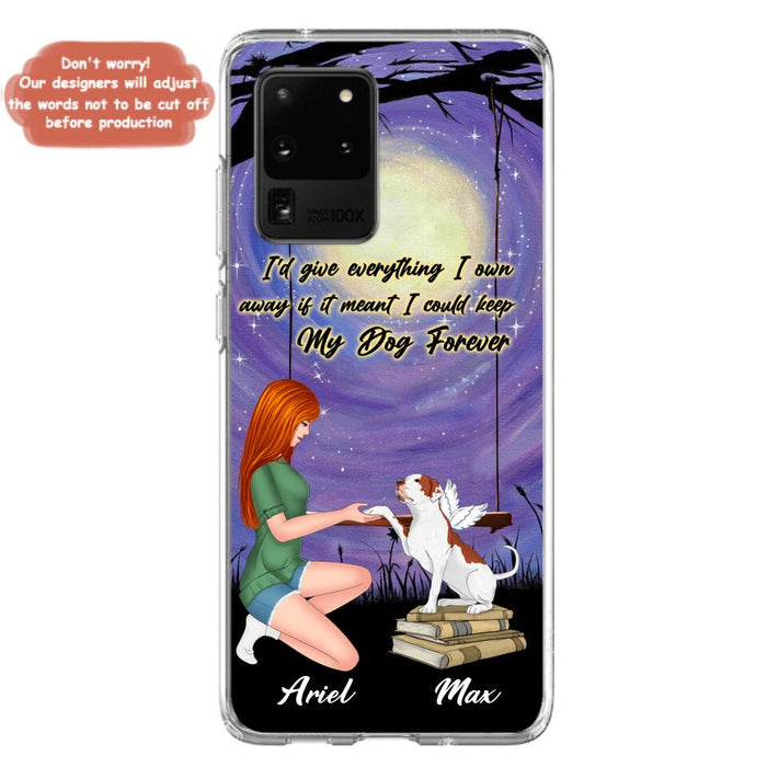 Custom Personalized Dog Mom Phone Case - Gift Idea For Dog Mom/ Dog Lover - When I Needed A Hand I Found Your Paw - Case For iPhone And Samsung