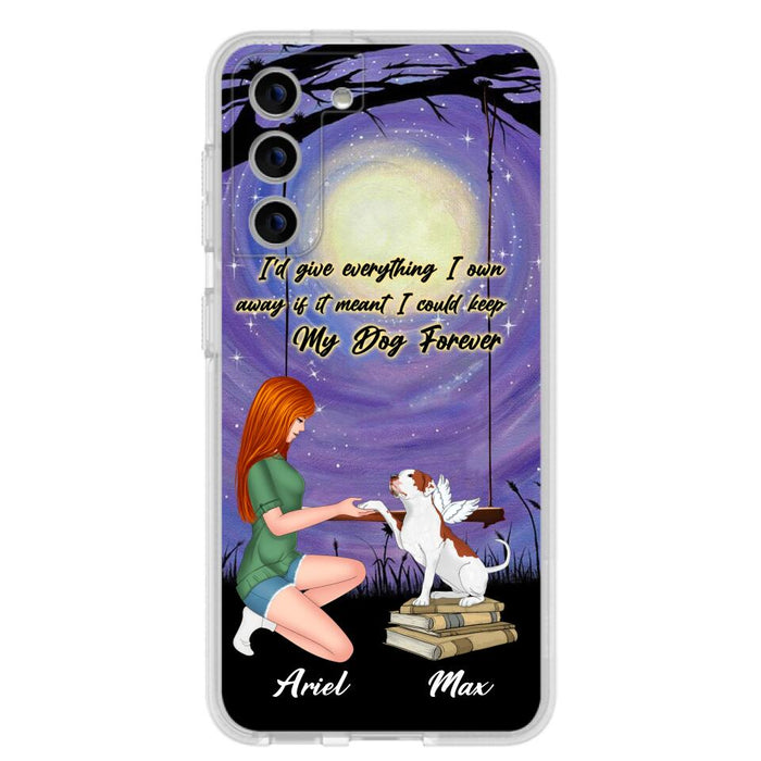 Custom Personalized Dog Mom Phone Case - Gift Idea For Dog Mom/ Dog Lover - When I Needed A Hand I Found Your Paw - Case For iPhone And Samsung