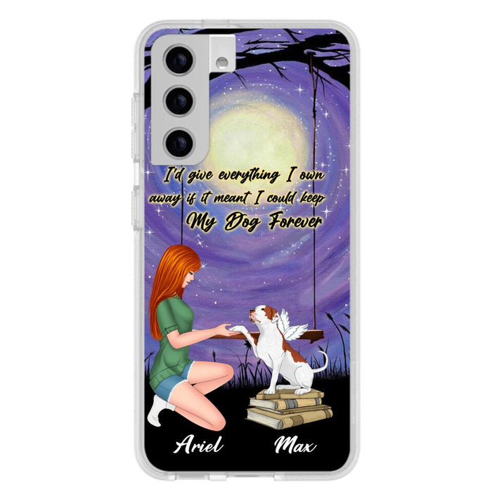 Custom Personalized Dog Mom Phone Case - Gift Idea For Dog Mom/ Dog Lover - When I Needed A Hand I Found Your Paw - Case For iPhone And Samsung