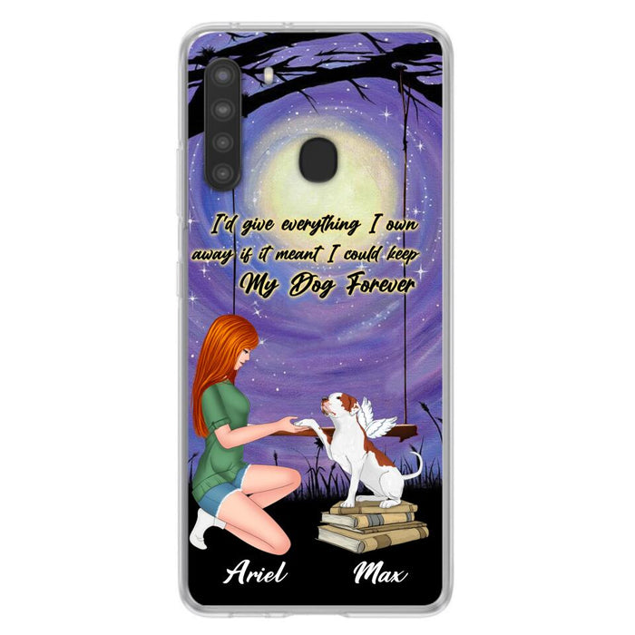 Custom Personalized Dog Mom Phone Case - Gift Idea For Dog Mom/ Dog Lover - When I Needed A Hand I Found Your Paw - Case For iPhone And Samsung