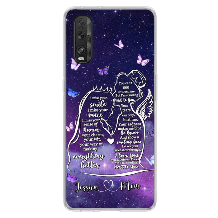 Custom Personalized Memorial Mom Phone Case - Gift Idea For Mom/Daughter - I'm Standing Next To You - Cases For Oppo, Xiaomi & Huawei