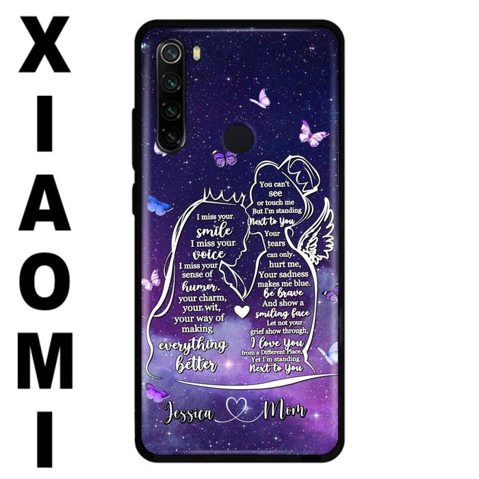 Custom Personalized Memorial Mom Phone Case - Gift Idea For Mom/Daughter - I'm Standing Next To You - Cases For Oppo, Xiaomi & Huawei