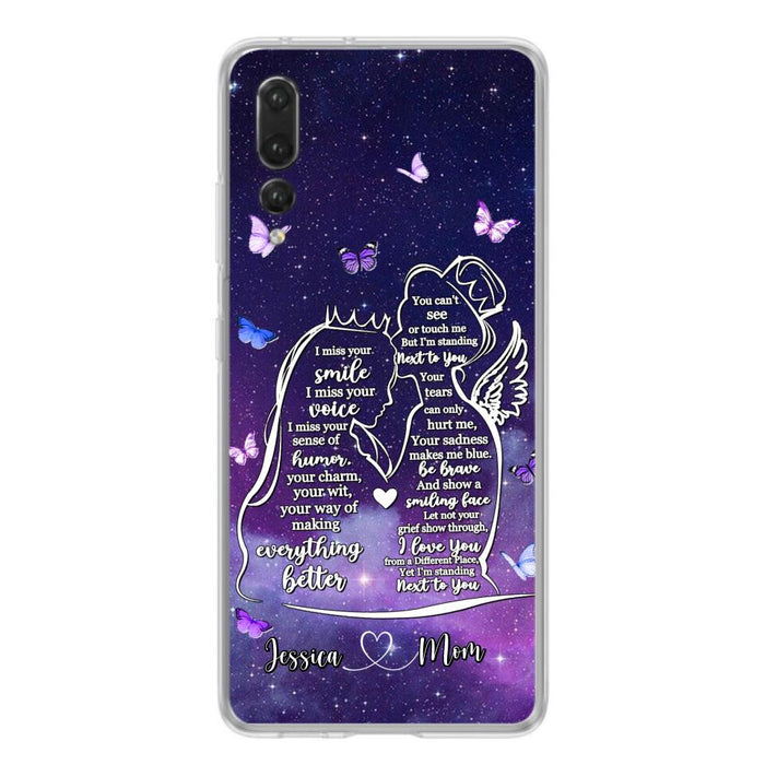 Custom Personalized Memorial Mom Phone Case - Gift Idea For Mom/Daughter - I'm Standing Next To You - Cases For Oppo, Xiaomi & Huawei