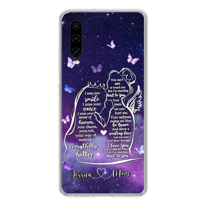 Custom Personalized Memorial Mom Phone Case - Gift Idea For Mom/Daughter - I'm Standing Next To You - Cases For Oppo, Xiaomi & Huawei