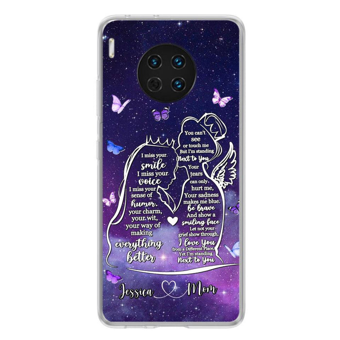 Custom Personalized Memorial Mom Phone Case - Gift Idea For Mom/Daughter - I'm Standing Next To You - Cases For Oppo, Xiaomi & Huawei