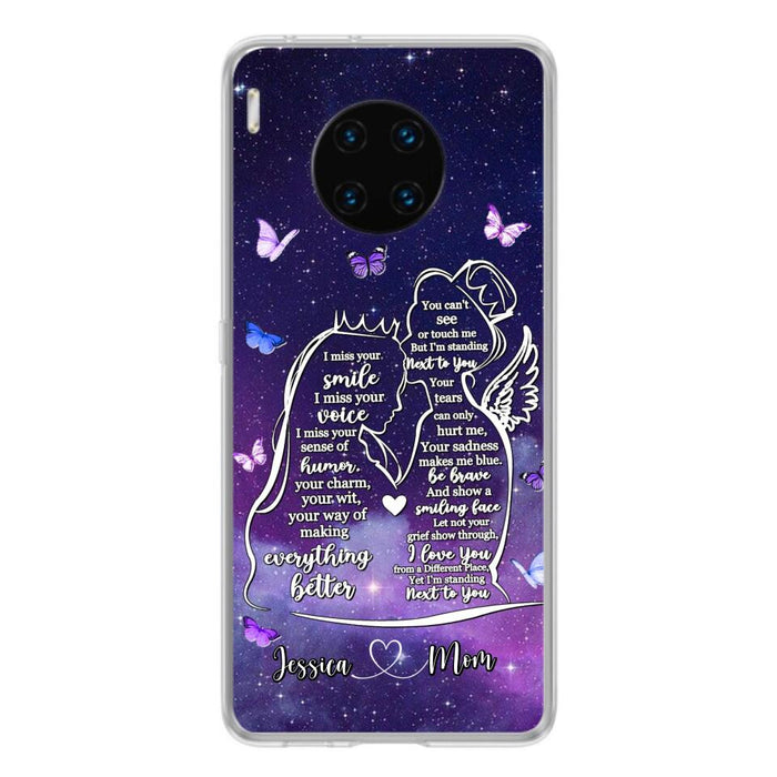 Custom Personalized Memorial Mom Phone Case - Gift Idea For Mom/Daughter - I'm Standing Next To You - Cases For Oppo, Xiaomi & Huawei