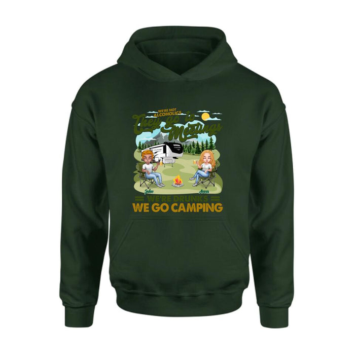 Custom Personalized Camping Friend Shirt/ Pullover Hoodie - Upto 6 People - Gift Idea For Friends/ Camping Lover - We're Like A Really Small Gang