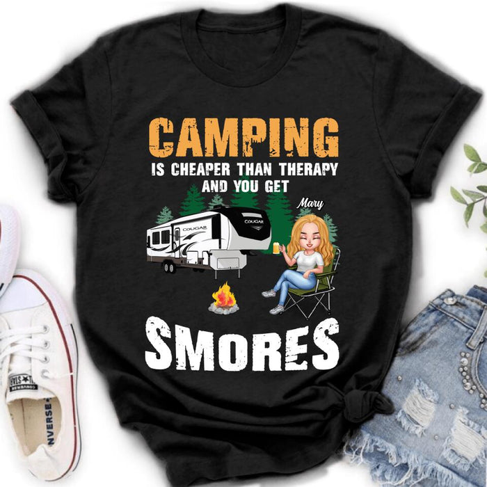 Custom Personalized Camping Shirt - Upto 4 People - Best Gift For Camping Lovers