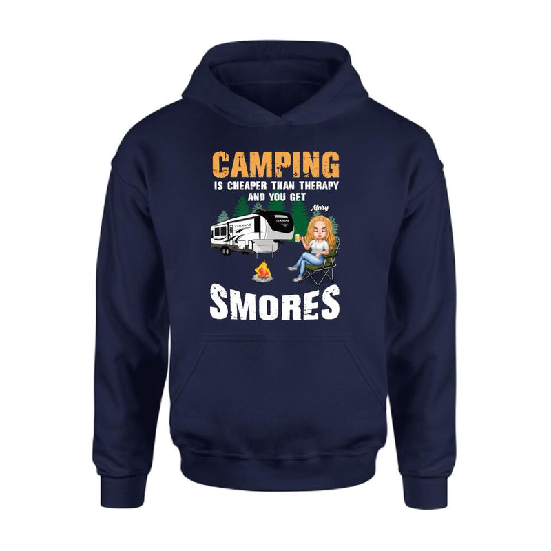 Personalized Camping Shirt - Up to 4 People - Best Gift For Camping Lovers